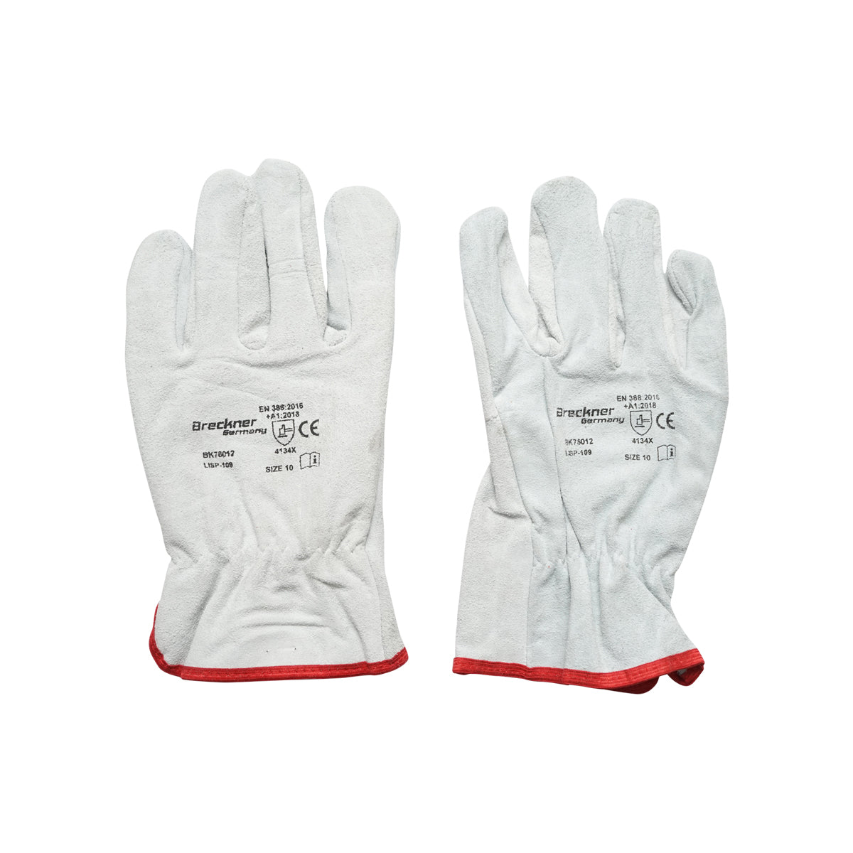 Guanti da lavoro in pelle bovino N°10