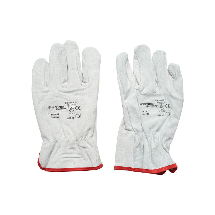 Guanti da lavoro in pelle bovino N°10