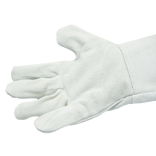 Guanti per saldatura in pelle bovina, polsino protettivo 15 cm, lunghezza 35 cm, taglia 10 Breckner Germany