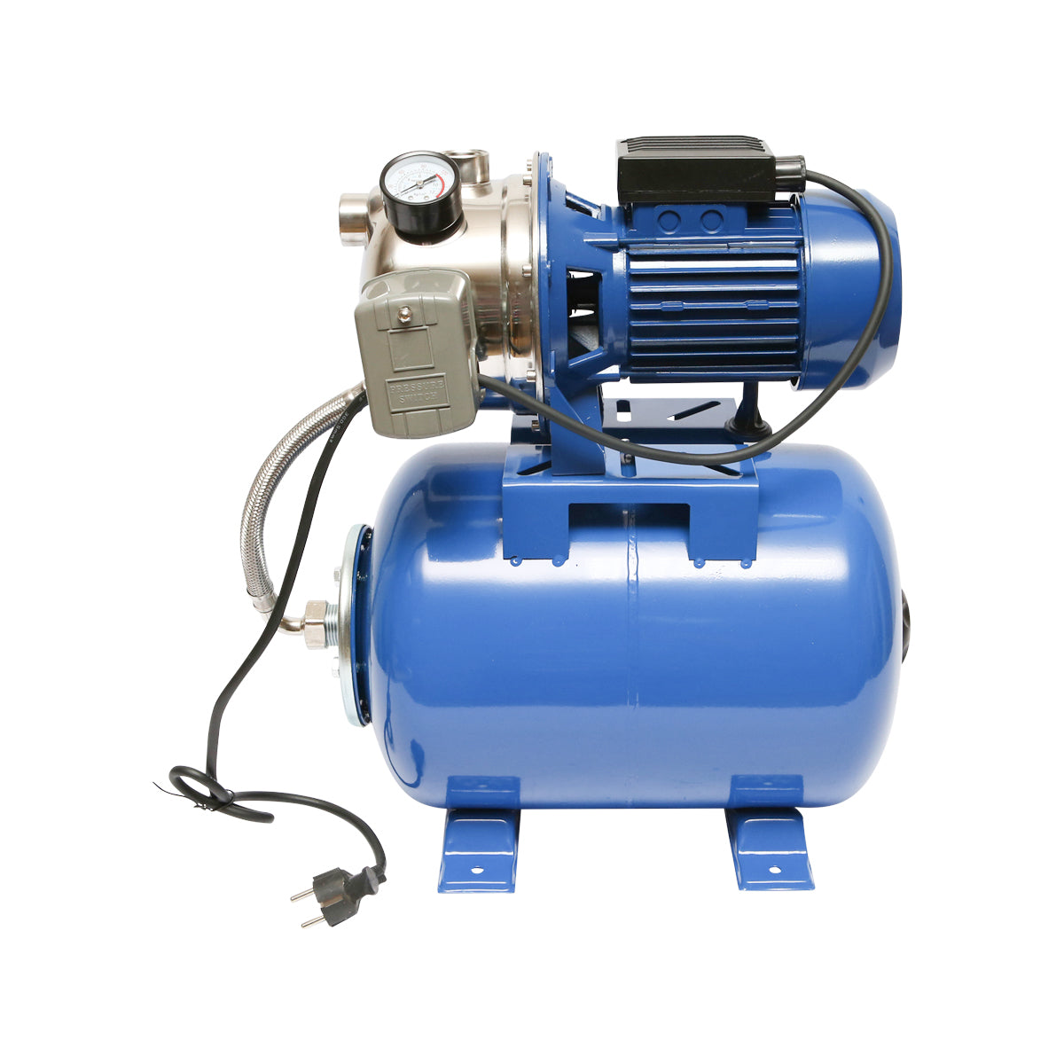 Idroforo acqua 550W 220V, portata 40L/min, H42m, serbatoio 24L, velocità 2860 r/min AUTOJS80 Breckner Germany