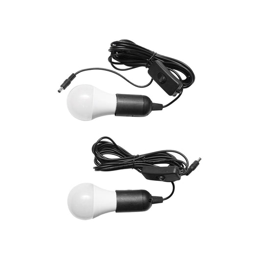 Impianto solare policristallino 18V/20W con radio FM/MP3 e 2 lampadine 12V/3W