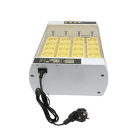Incubatrice automatica per 24 uova, 60W, 220V, rotazione automatica, controllo della temperatura e umidità, display elettronico, vassoio illuminato a LED