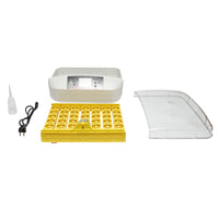 Incubatrice automatica per 32 uova, 220V, rotazione automatica, controllo della temperatura e umidità, display elettronico, vassoio illuminato a LED