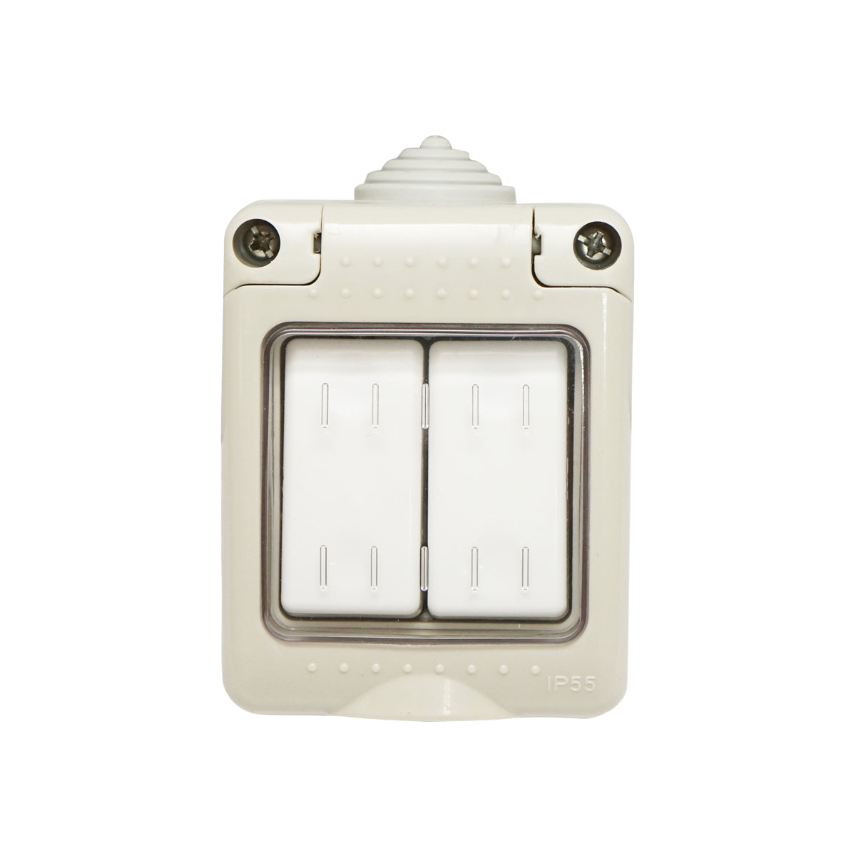 Interruttore doppio PT esterno IP55, 10AX, 250V