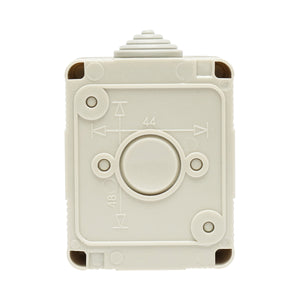 Interruttore doppio PT esterno IP55, 10AX, 250V