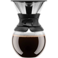A over - caffettiera bodum, filtro per mesh in acciaio inossidabile permanente, 1,0 L, 8 tazze