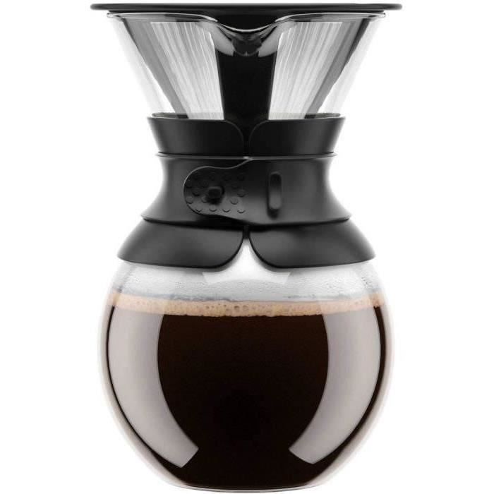 A over - caffettiera bodum, filtro per mesh in acciaio inossidabile permanente, 1,0 L, 8 tazze