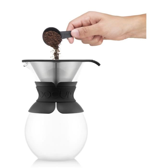 A over - caffettiera bodum, filtro per mesh in acciaio inossidabile permanente, 1,0 L, 8 tazze