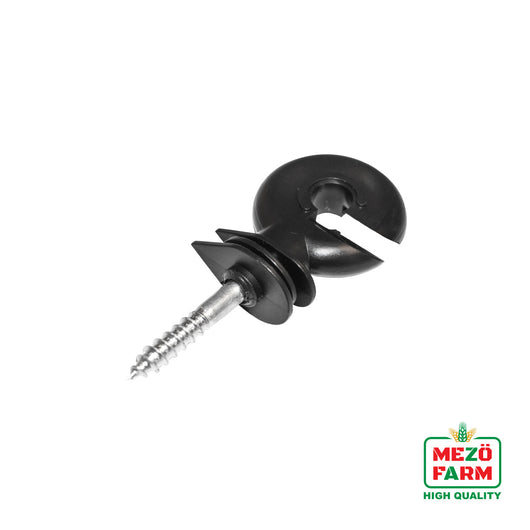 Isolatore premium ad anello compatto, diametro 5.2 mm, dimensioni 80x36 mm, per recinzione elettrica, Mezofarm