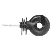 Isolatore premium ad anello compatto, diametro 5.2 mm, dimensioni 80x36 mm, per recinzione elettrica, Mezofarm