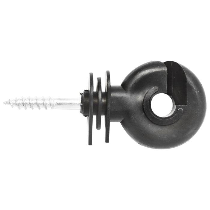 Isolatore premium ad anello compatto, diametro 5.2 mm, dimensioni 80x36 mm, per recinzione elettrica, Mezofarm