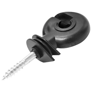 Isolatore premium ad anello compatto, diametro 5.2 mm, dimensioni 80x36 mm, per recinzione elettrica, Mezofarm