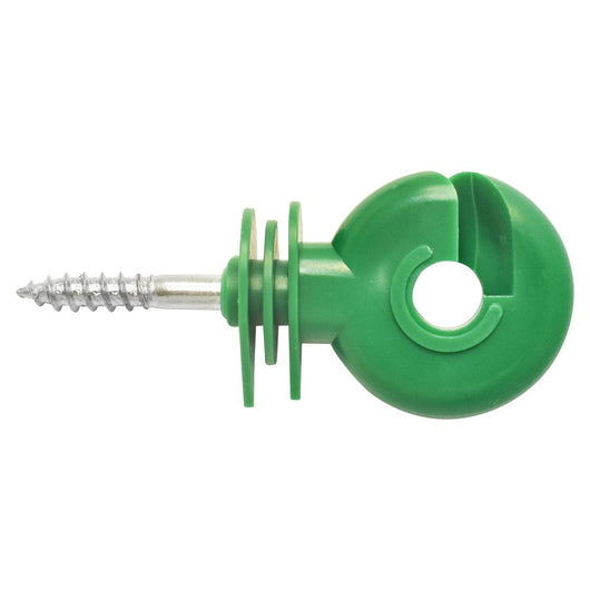 Isolatori ad Anello per RECINTO ELETTRICO Ø5.2mm 80x35mm per Pali in Legno recinzioni elettriche Mezofarm