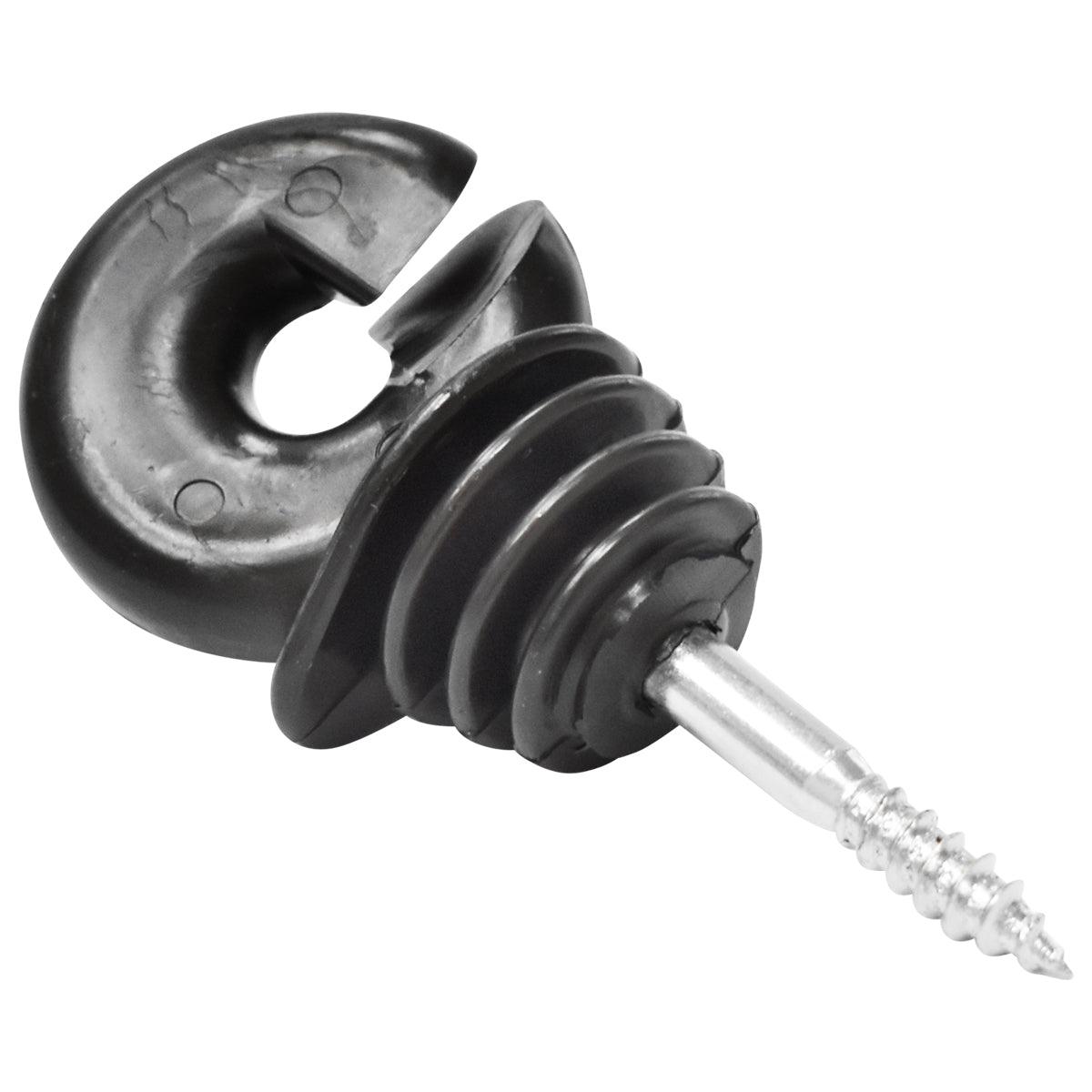 ISOLATORI PER RECINTO ELETTRICO per Pali in Legno recinzioni elettriche Ø6mm 89x40mm MEZOFARM