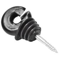 ISOLATORI PER RECINTO ELETTRICO per Pali in Legno recinzioni elettriche Ø6mm 89x40mm MEZOFARM