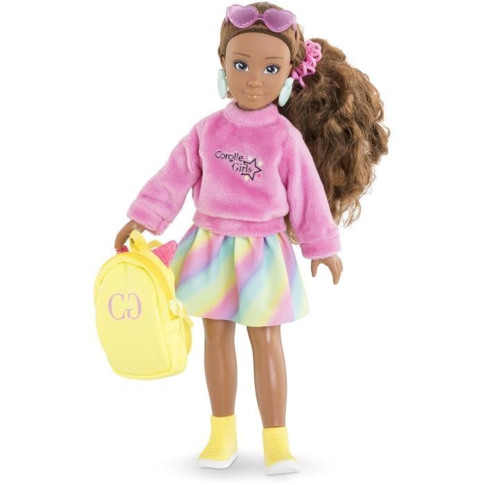 Accessori per bambole - COROLLE - Camerino neon - Per bambola manichino da 28 cm - 7 accessori - Dai 4 anni in su