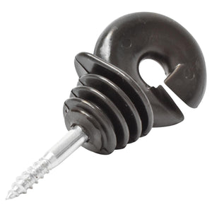 ISOLATORI PER RECINTO ELETTRICO per Pali in Legno recinzioni elettriche Ø6mm 89x40mm MEZOFARM