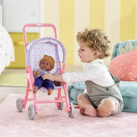 Accessori per bambole - COROLLE - Passeggino floreale - per bambola da 30 cm - da 18 mesi