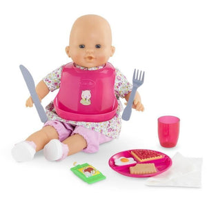 Accessori per neonati - COROLLE - Contenitore per pasti grande - Per bambole da 36 e 42 cm - 11 accessori - Dai 2 anni in su