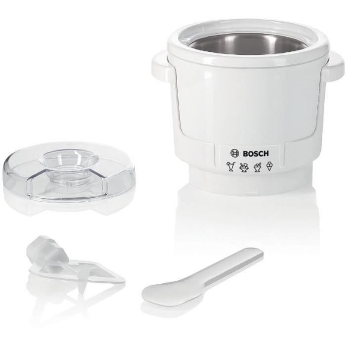 Accessorio per gelatiera - BOSCH - MUZ5EB2 - Per robot da cucina MUM5 - Frigorifero a doppia parete - Capacità max. 550 g di gelato