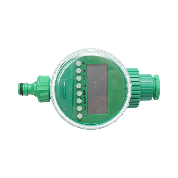 Kit completo per irrigazione a goccia e a spruzzo con tubo da 41 m, timer, ugelli, connettori e aste di fissaggio (147 pezzi)