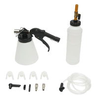 Kit con pistola pneumatica per spurgo e cambio del liquido freni