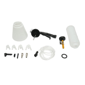 Kit con pistola pneumatica per spurgo e cambio del liquido freni