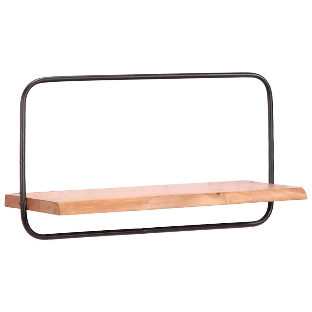 Mensole da Parete 5 pz in Legno Massello di Acacia 373634