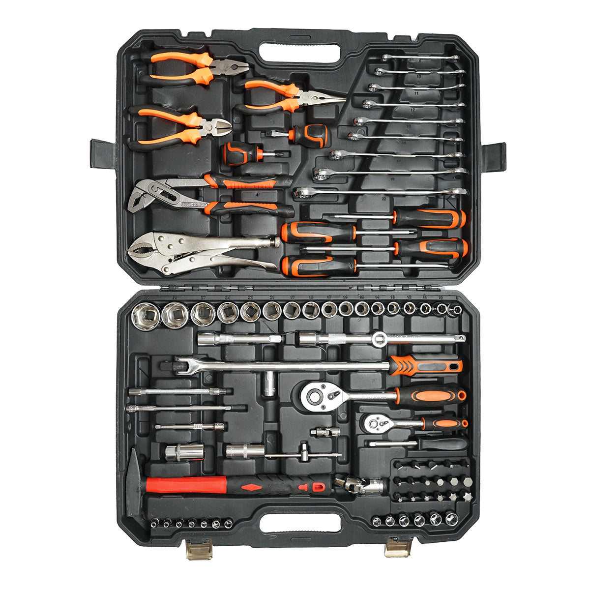 Kit di chiavi a bussola fisse, punte, cacciaviti e utensili 86 pezzi Breckner Germany