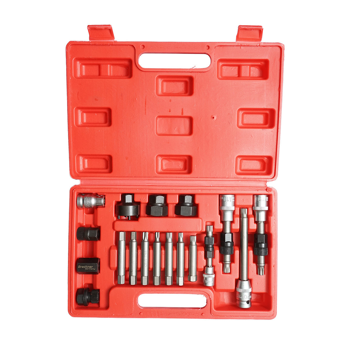 Kit di chiavi per montaggio e smontaggio pulegge alternatore da 18 pezzi