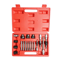 Kit di chiavi per montaggio e smontaggio pulegge alternatore da 18 pezzi