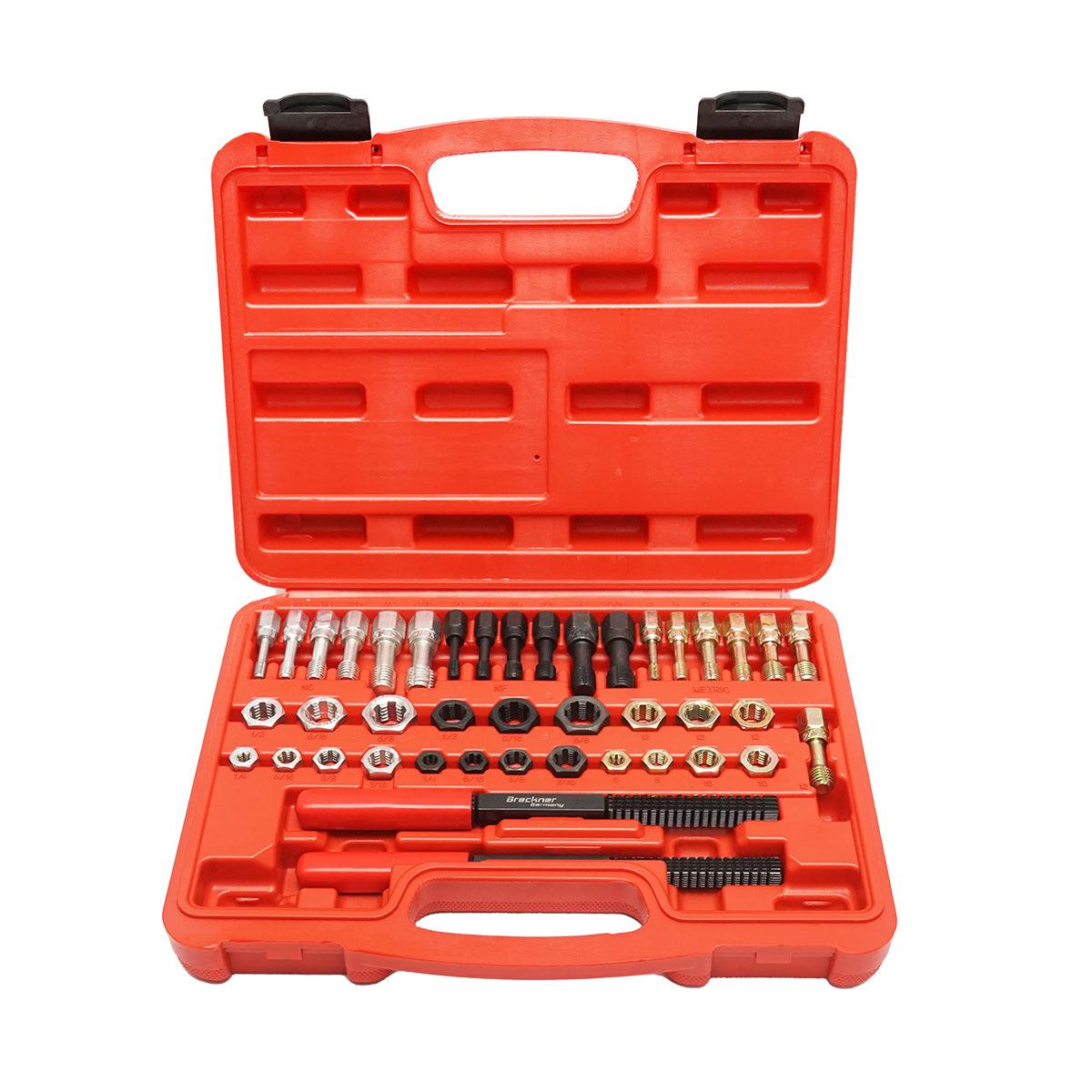 Kit di Riparazione Filettatura metrica UNF e UNC da 42 Pezzi, Inserti per Riparazione UNC/unf e metrici