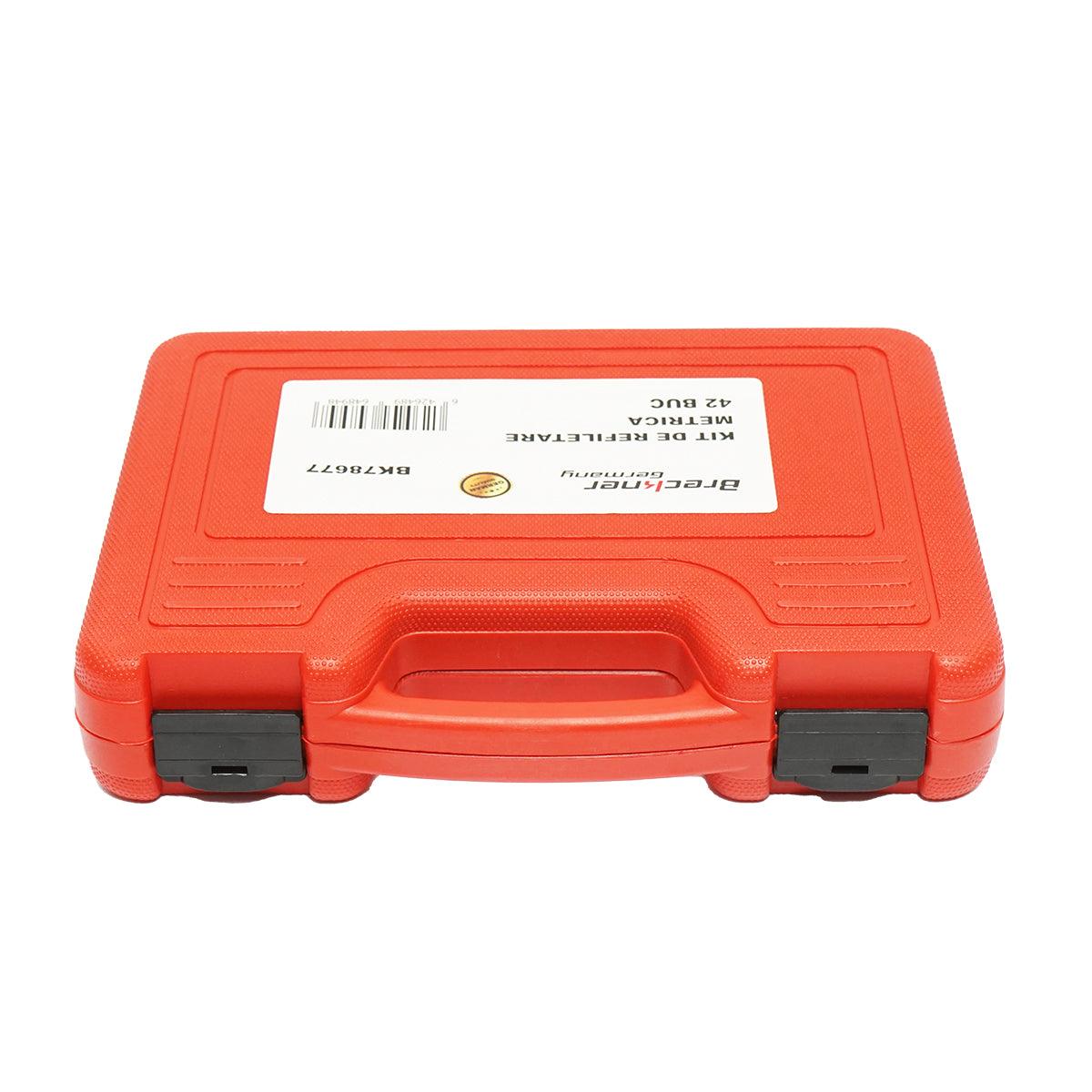 Kit di Riparazione Filettatura metrica UNF e UNC da 42 Pezzi, Inserti per Riparazione UNC/unf e metrici