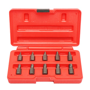 Kit estrattore viti e dadi danneggiati 10 pezzi Breckner Germany