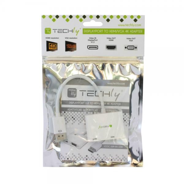 Adattatore DisplayPort ad HDMI/VGA 4K 60Hz
