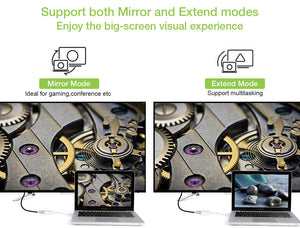 Adattatore DisplayPort ad HDMI/VGA 4K 60Hz