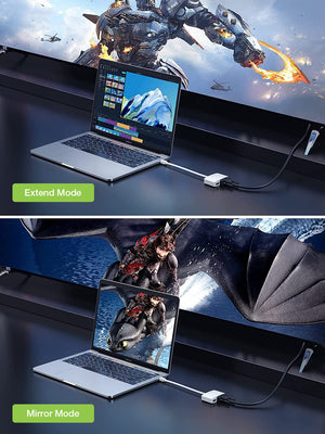 Adattatore DisplayPort ad HDMI/VGA 4K 60Hz