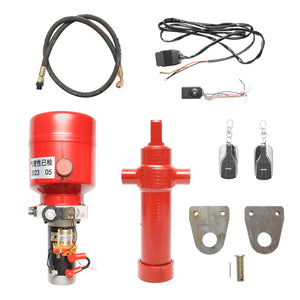 Kit idraulico ribaltamento 1 ton con telecomando 60VDC wireless 150 Bar, 0.8Kw, 150Bar