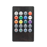 Kit illuminazione ambientale interno auto LED RGB 12V/6A con telecomando