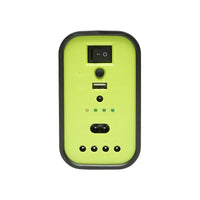 Kit illuminazione LED portatile con 3 lampadine/proiettore, pannello solare e batteria da 6V, 4,5Ah per pesca in campeggio GD-17