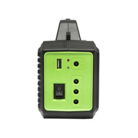 Kit illuminazione portatile a LED con 2 lampadine/proiettore, pannello solare e batteria da 4000 mAh per la pesca in campeggio GD-8077