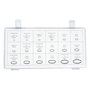 Kit O-ring verde da 270 pezzi per sistema di aria condizionata