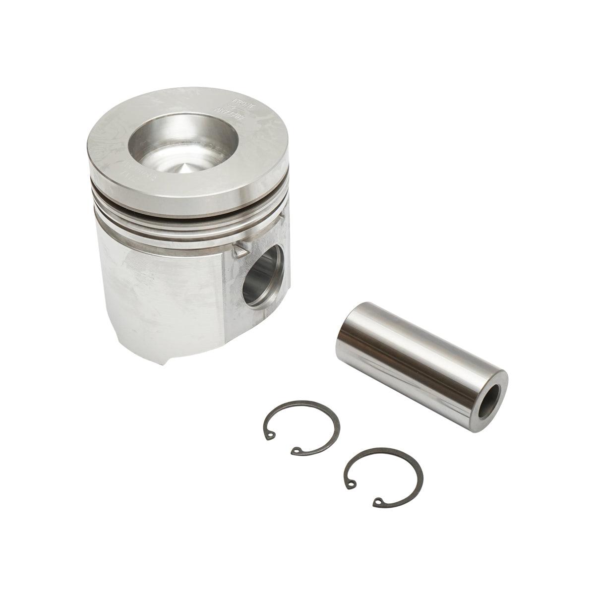 Kit pistone per motore John Deere Perkins codice OEM R78041, AR90550, AR71592, motore Perkins 6 cilindri