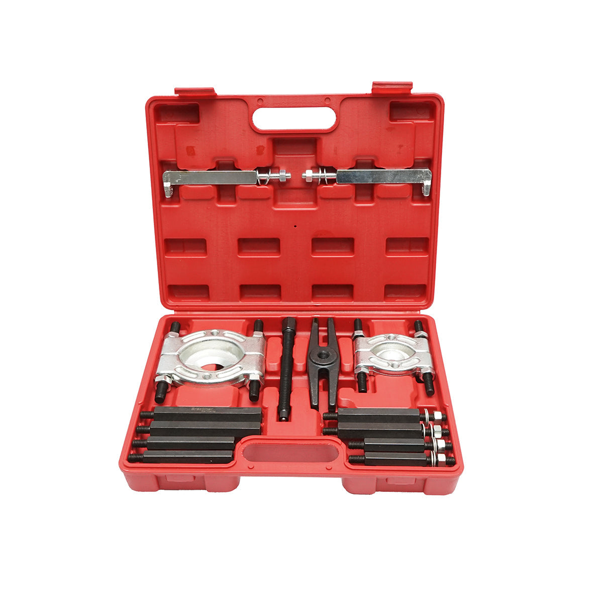 Kit pressa idraulica per estrazione cuscinetti e pulegge 14 pezzi Breckner Germany