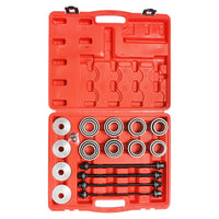 Kit presse per estrazione, installazione e rimozione boccole e cuscinetti 28 pezzi