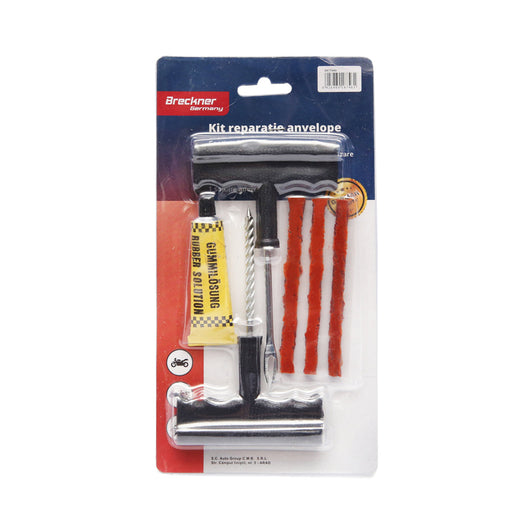 Kit professionale di vulcanizzazione a freddo per pneumatici tubeless con spago e colla (riparazione gomma)