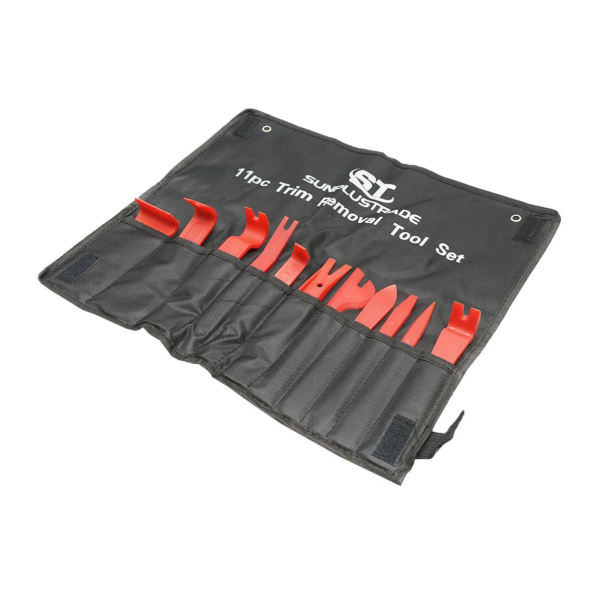 Kit smontaggio 11 pezzi Plastiche Auto Set di attrezzi per la rimozione di Rivestimenti Interni dell'auto Kit 11 Utensili di Smontaggio clip