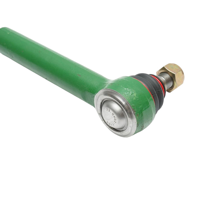 La testina della barra di sterzo con codice OEM RE271441, lunga 225 mm, filetto destro da 22x1,5 mm e conicità 23,5/25,5 mm per John Deere, Deutz-Fhar RE271441