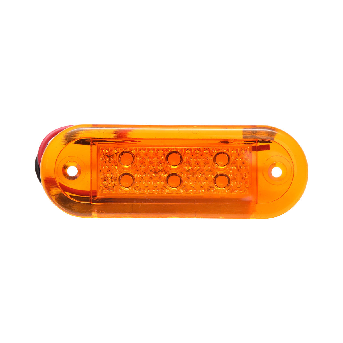 Lampada  con LED gialla, 12V/24V, Breckner Germany.