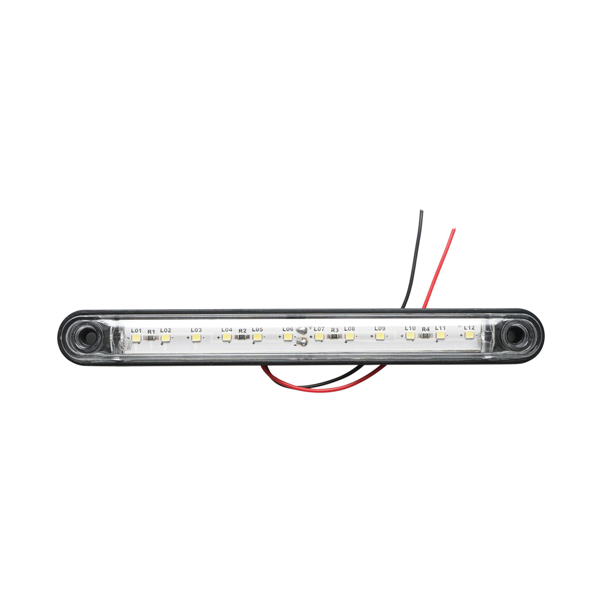 Lampada  laterale LED bianca, 12V-24V, FR0179, Breckner Germany